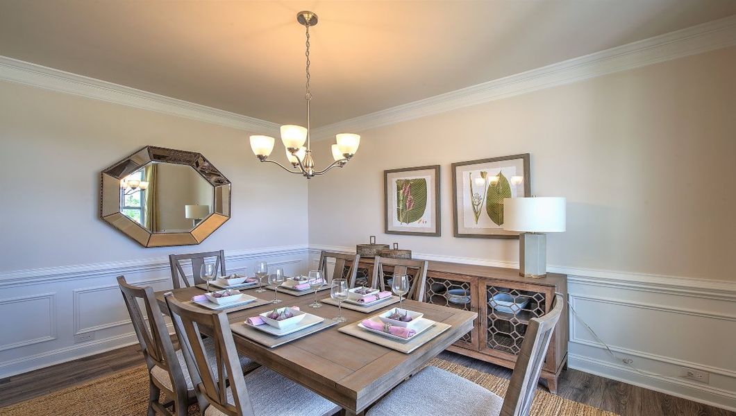 Furnished interior view inside a new home in Reserve at Tap Root Farms, Fletcher (Image 22). Furnished interior view inside a new home in Reserve at Tap Root Farms, Fletcher (Image 22).