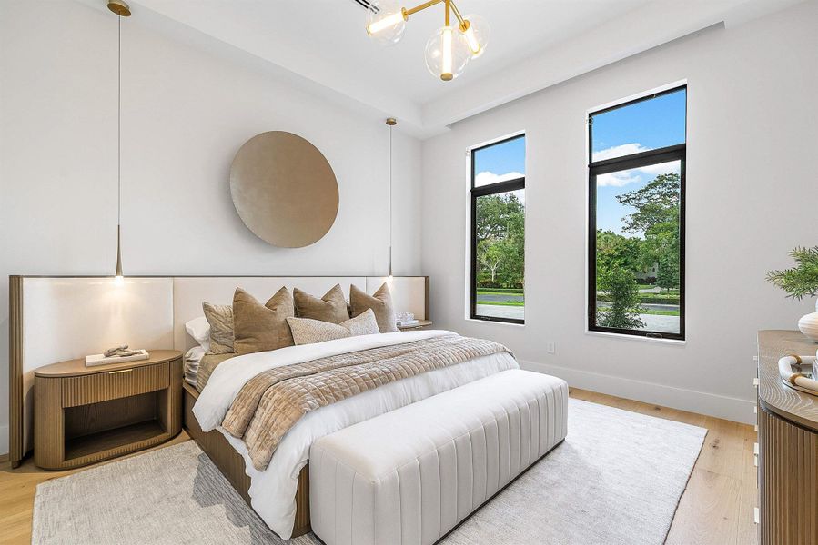 Furnished interior view inside a new home in , Delray Beach (Image 66).