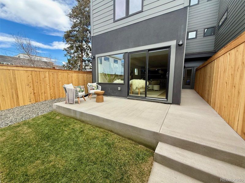 Exterior details and patio area of a home in , Denver (Image 22). Exterior details and patio area of a home in , Denver (Image 22).