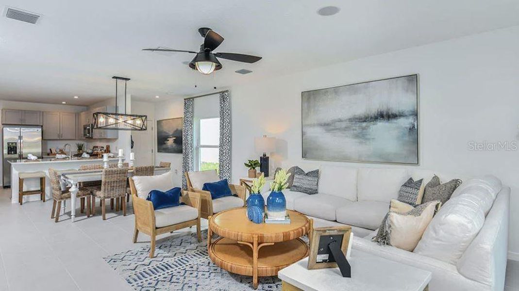 Furnished interior view inside a new home in Cove at Coasterra, Palmetto (Image 9).