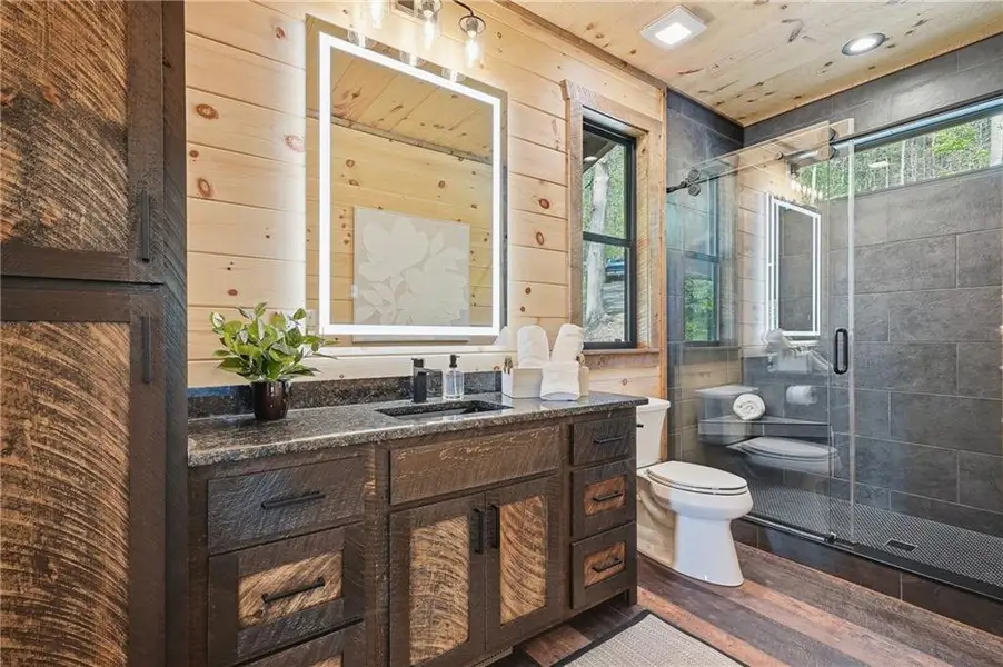 Furnished interior view inside a new home in , Mineral Bluff (Image 14).