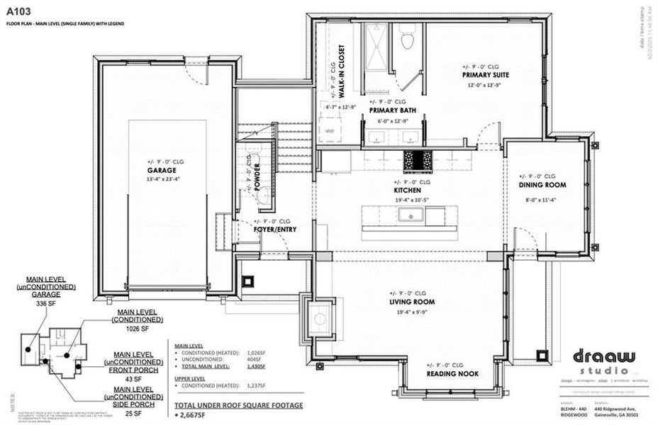 2D floor plan layout of this home in , Gainesville, GA (Image 3).