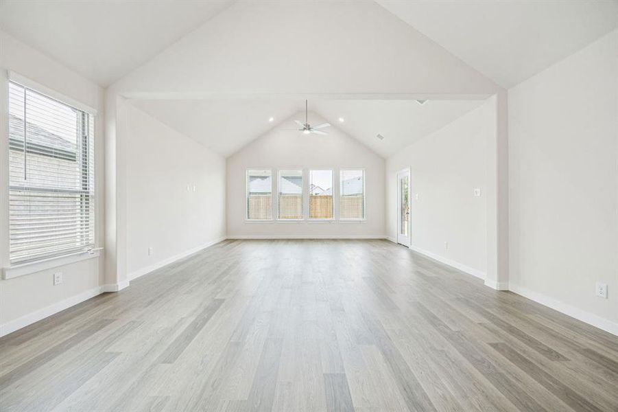 First Floor in the Claret home plan by Trophy Signature Homes – REPRESENTATIVE PHOTO