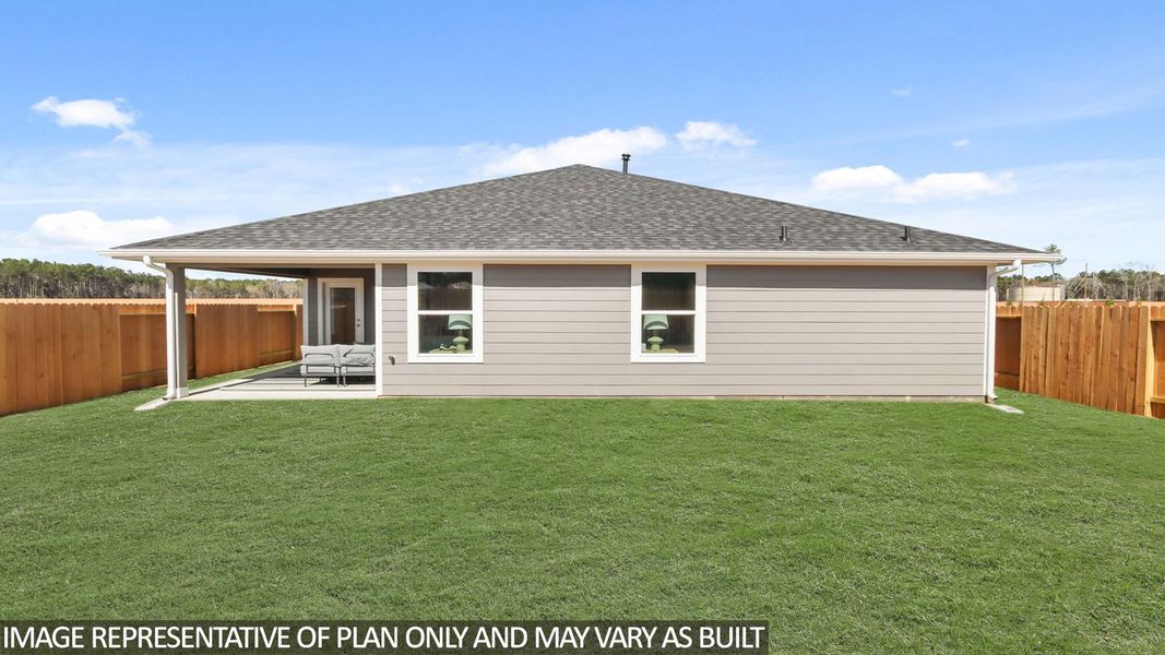 Exterior details and patio area of a home in Mill Creek, Magnolia (Image 3).
