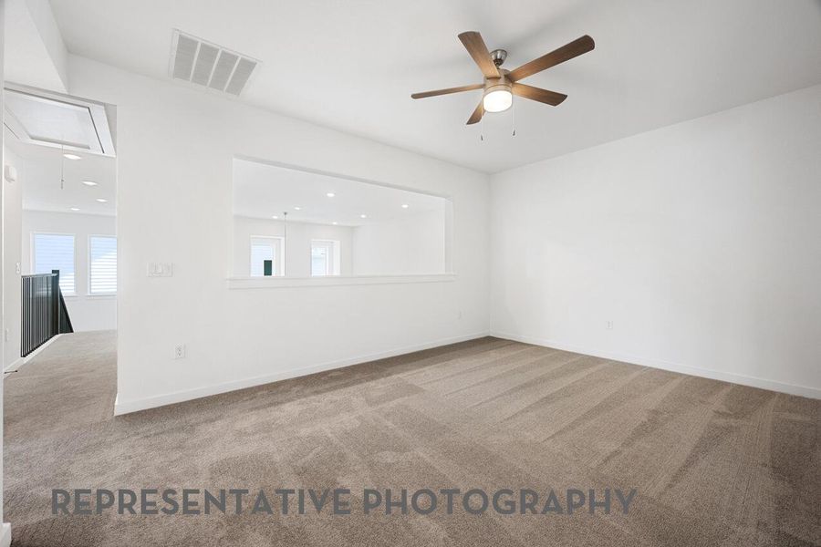 Spacious, unfurnished interior of a new home in Goodnight Ranch, Austin (Image 26).