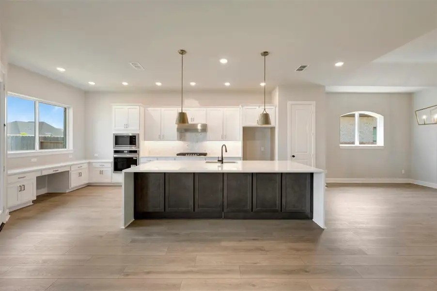 Furnished interior view inside a new home in Brookewater - Ascent Collection, Rosenberg (Image 6).