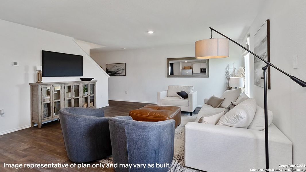 Furnished interior view inside a new home in Sereno Springs, Converse (Image 23). Furnished interior view inside a new home in Sereno Springs, Converse (Image 23).