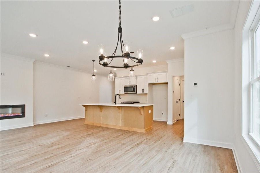 Furnished interior view inside a new home in River Walk Place, Lawrenceville (Image 4).