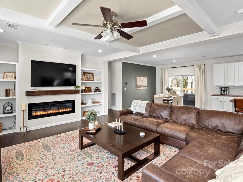 Furnished interior view inside a new home in , Hendersonville (Image 22).