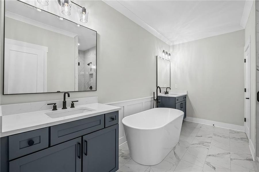 Furnished interior view inside a new home in Devin's Shire - A Kennesaw Tradition, Kennesaw (Image 7). Furnished interior view inside a new home in Devin's Shire - A Kennesaw Tradition, Kennesaw (Image 7).