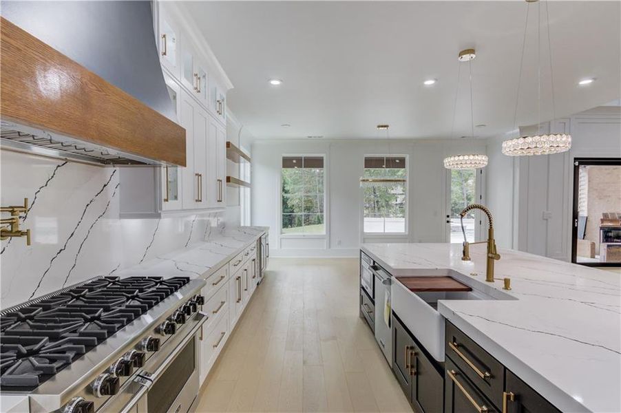 Furnished interior view inside a new home in , Buford (Image 4).