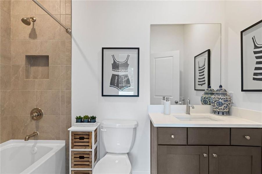 Furnished interior view inside a new home in Ashbury Commons, Powder Springs (Image 17).