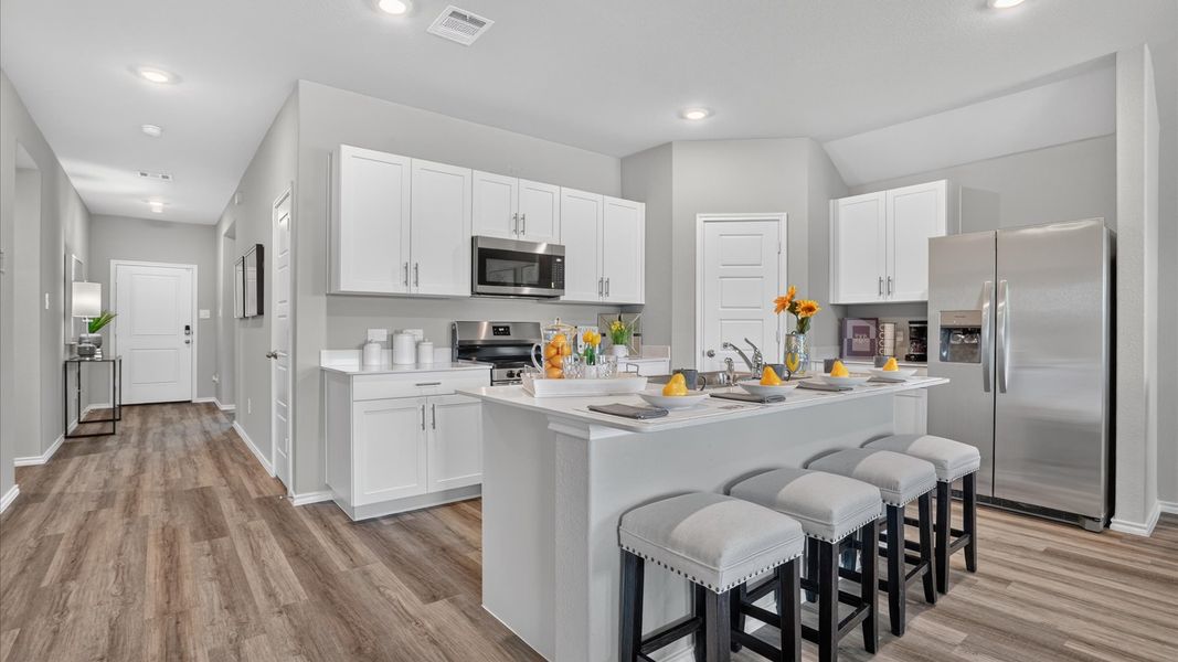 Furnished interior view inside a new home in Townes Landing, Fort Worth (Image 10).