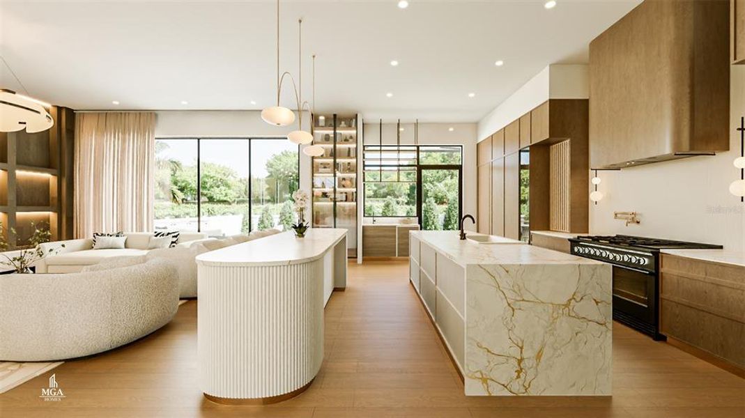 Furnished interior view inside a new home in , Tampa (Image 11). Furnished interior view inside a new home in , Tampa (Image 11).