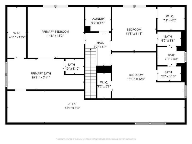 2D floor plan layout of this home in , Acworth, GA (Image 5).