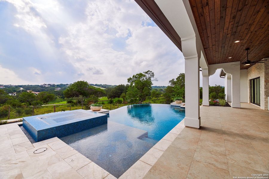 Exterior details and patio area of a home in , Boerne (Image 19).