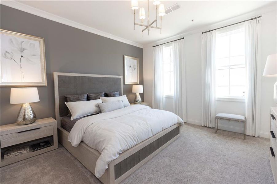 Furnished interior view inside a new home in Waterside Condos, Peachtree Corners (Image 23).