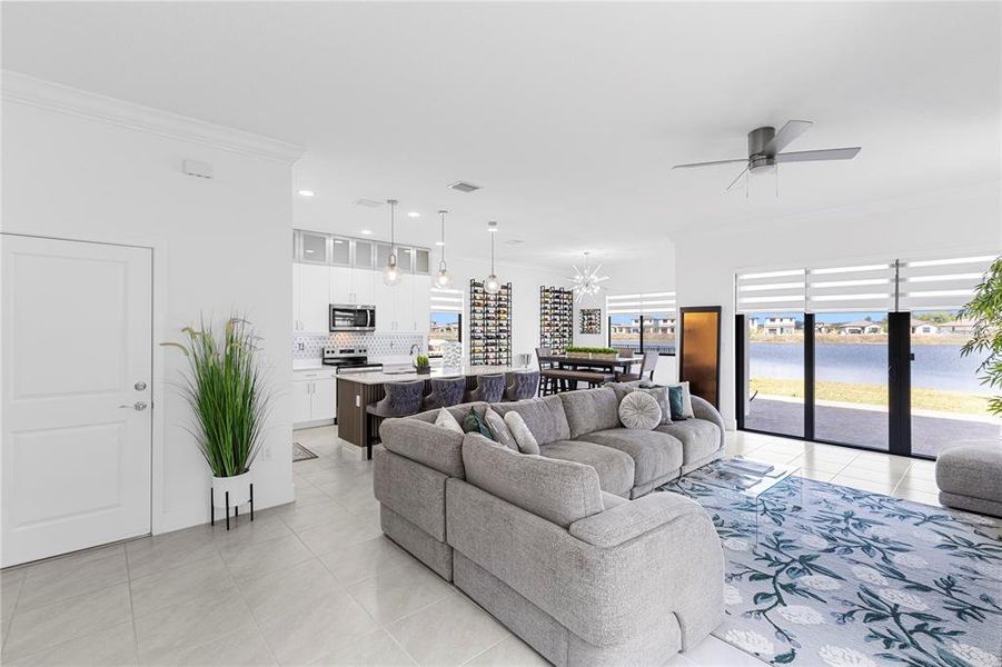 Furnished interior view inside a new home in , Immokalee (Image 33).