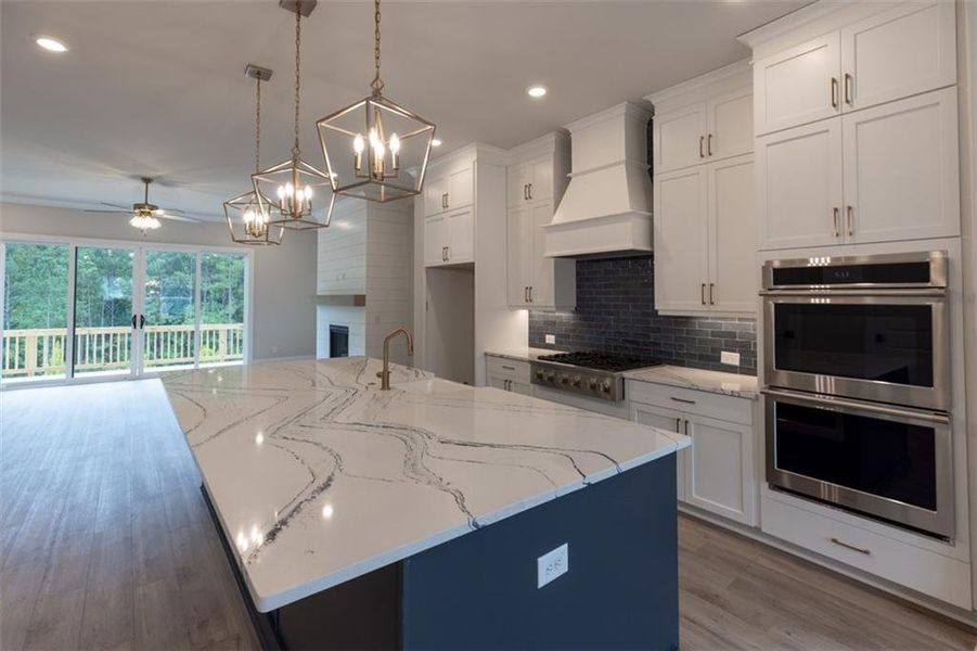 Furnished interior view inside a new home in Brackley Single Family, Cumming (Image 33).