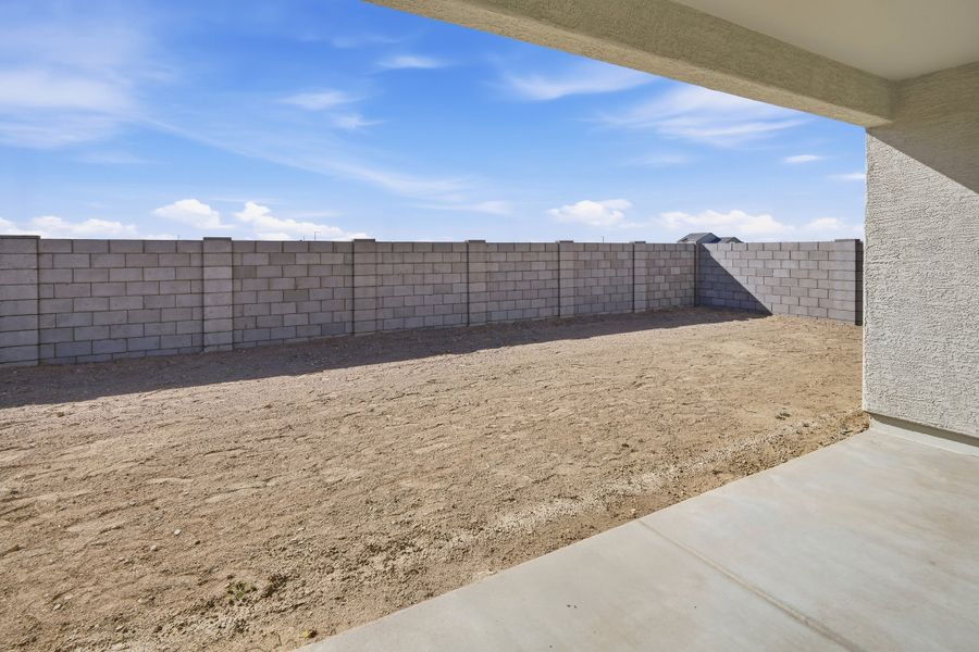 Exterior details and patio area of a home in Montana Vista - Summit, Buckeye (Image 2). Exterior details and patio area of a home in Montana Vista - Summit, Buckeye (Image 2).