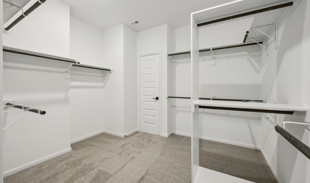 Primary walk-in closet