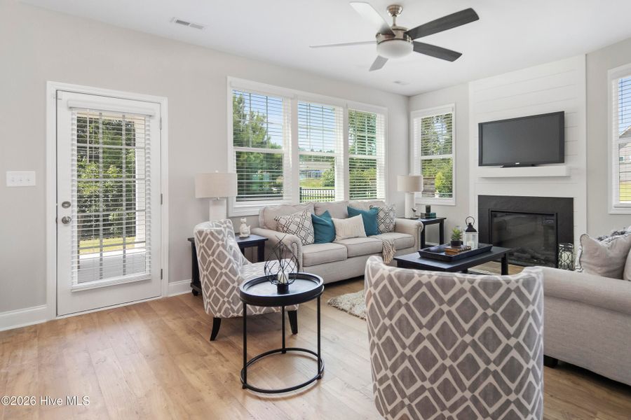 Furnished interior view inside a new home in Terrapin, Leland (Image 7).