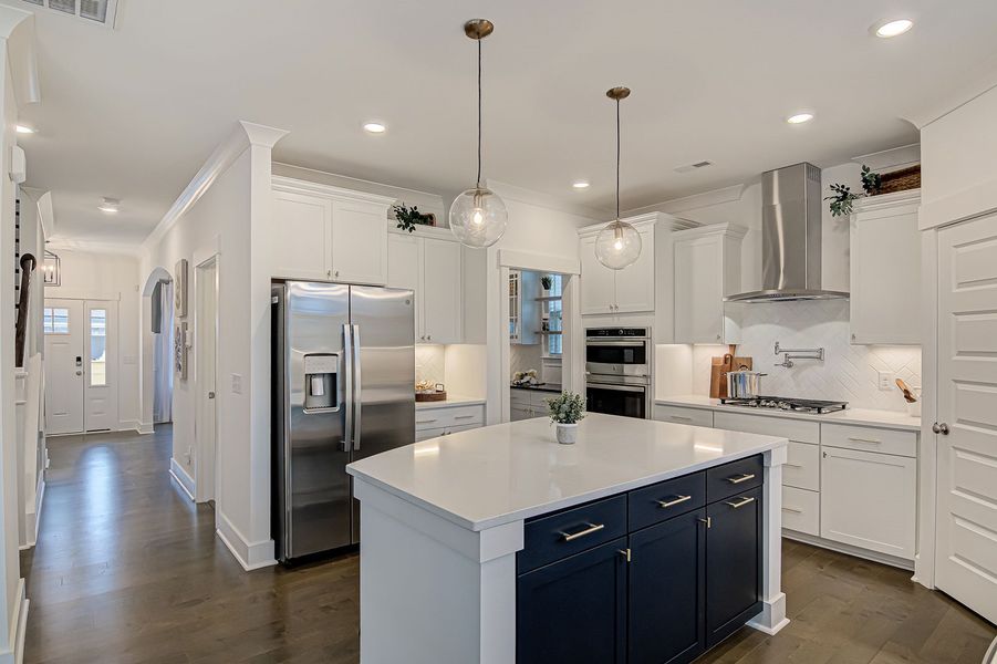 Furnished interior view inside a new home in Hanes Lake, Winston-Salem (Image 9). Furnished interior view inside a new home in Hanes Lake, Winston-Salem (Image 9).
