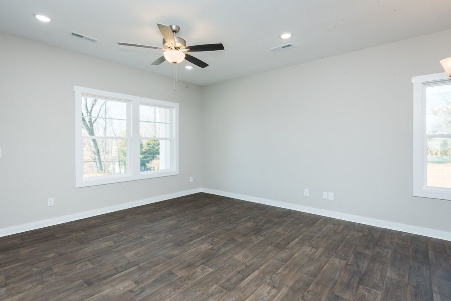 Representative unfurnished interior of a home built from the TH 1425 END by Foundation Home Builders LLC in Stokesburg Road Townhomes, Walnut Cove (Image 12).