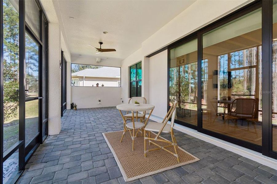 Exterior details and patio area of a home in , Brooksville (Image 4).