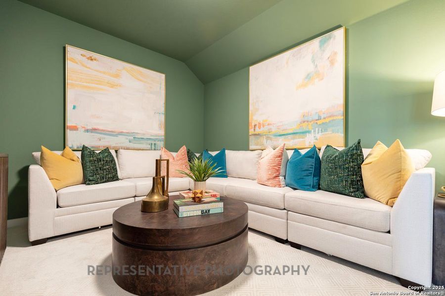 Furnished interior view inside a new home in The Ranches at Creekside, Boerne (Image 13). Furnished interior view inside a new home in The Ranches at Creekside, Boerne (Image 13).