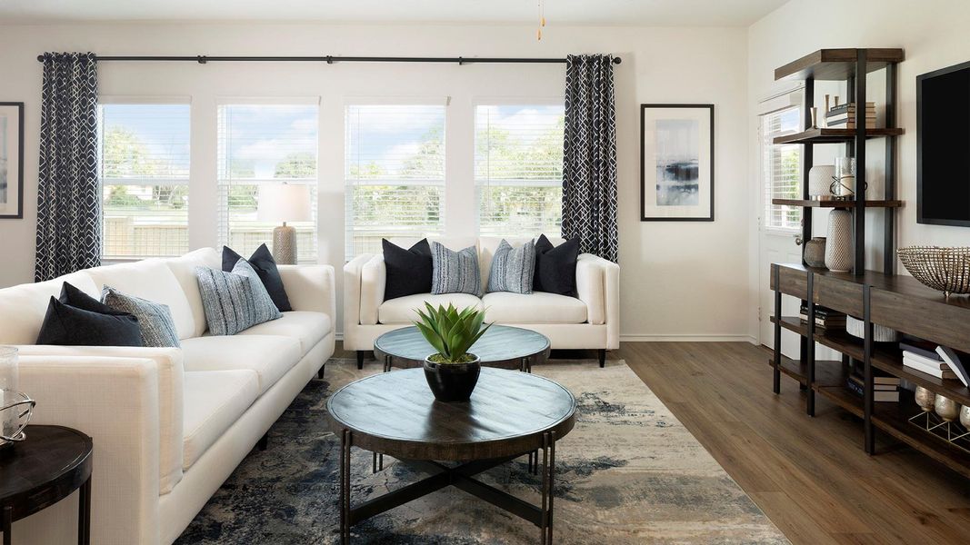 Furnished interior view inside a new home in Woodfield Preserve, Georgetown (Image 7).