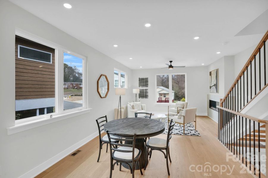Furnished interior view inside a new home in , Charlotte (Image 17).