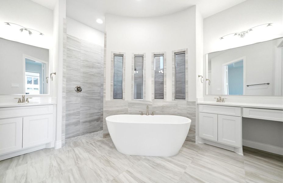 Furnished interior view inside a new home in Artavia 70′, Conroe (Image 15).