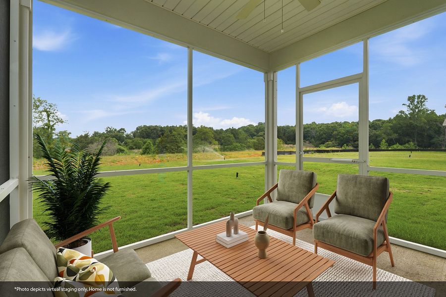Exterior details and patio area of a home in Piper Creek, Newton (Image 3). Exterior details and patio area of a home in Piper Creek, Newton (Image 3).