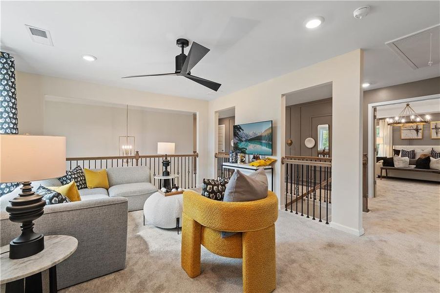 Furnished interior view inside a new home in Northcroft, Lawrenceville (Image 7).