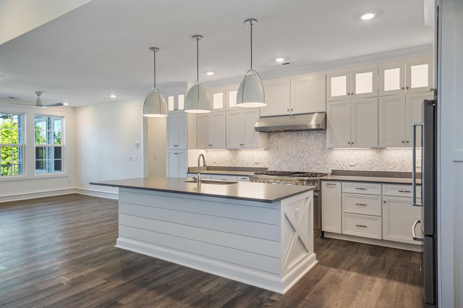 Furnished interior view inside a new home in Charleston County Homes, Awendaw (Image 5). Furnished interior view inside a new home in Charleston County Homes, Awendaw (Image 5).