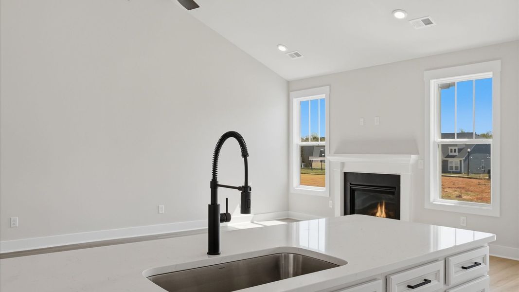 Furnished interior view inside a new home in Mulberry Estates, Simpsonville (Image 15).