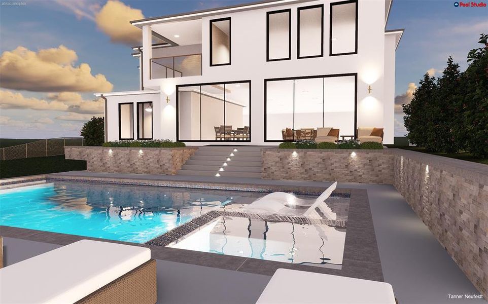 Pool not included, renderings for inspo. purposes only. Pool not included, renderings for inspo. purposes only.