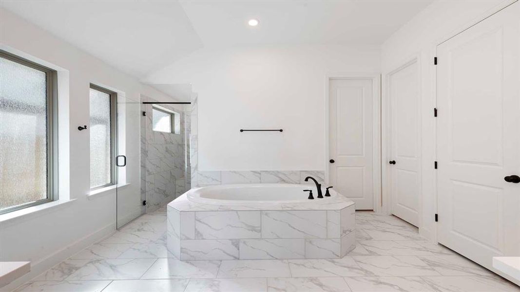 Furnished interior view inside a new home in Devonshire - Reserve 50', Forney (Image 8).