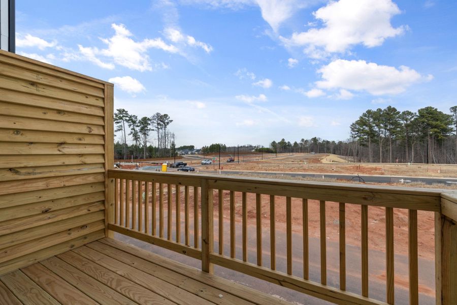 Exterior details and patio area of a home in Everton, Durham (Image 30).