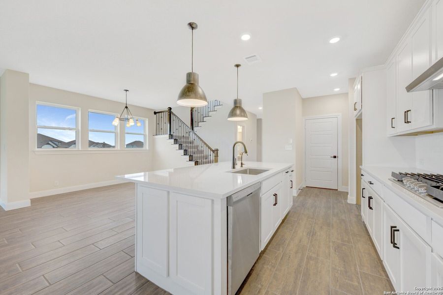 Furnished interior view inside a new home in The Crossvine 45’, Schertz (Image 9).