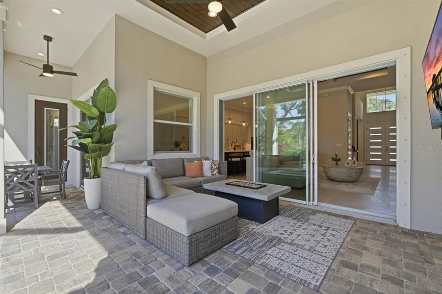Exterior details and patio area of a home in , Palm Coast (Image 40).