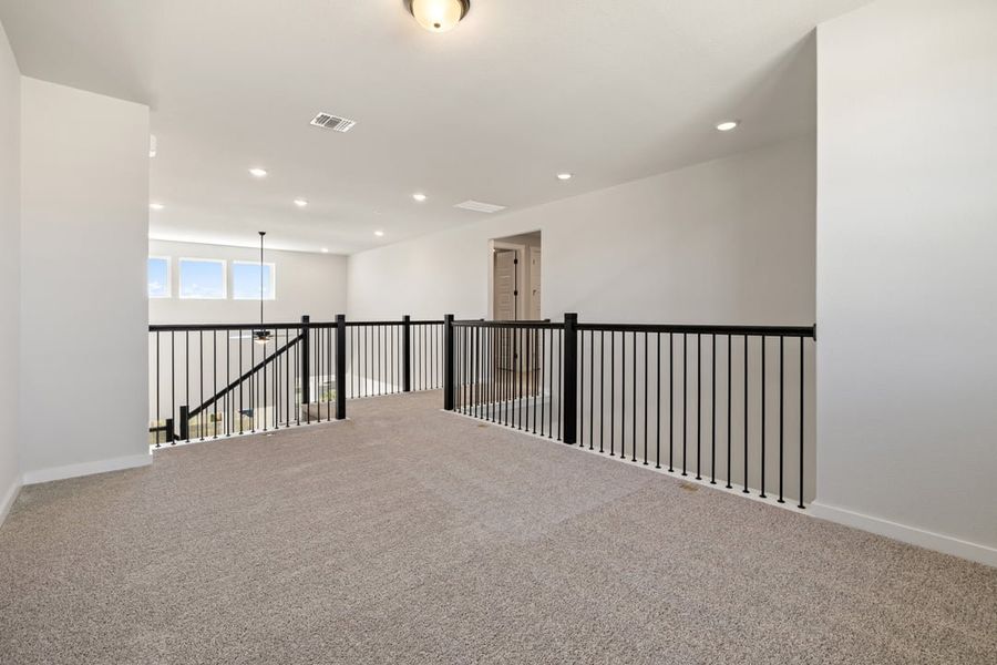 Spacious, unfurnished interior of a new home in Park Collection at Lariat, Liberty Hill (Image 44).