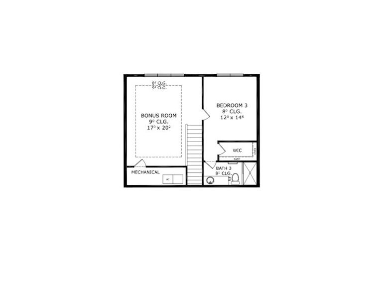 2D floor plan layout of this home in Woodhaven, Port Orange, FL (Image 3).