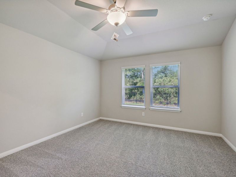 Spacious, unfurnished interior of a new home in Riverbend at Double Eagle - Reserve Collection, Cedar Creek (Image 9). Spacious, unfurnished interior of a new home in Riverbend at Double Eagle - Reserve Collection, Cedar Creek (Image 9).