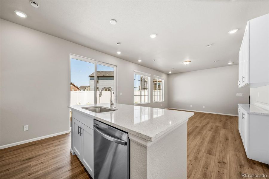 Furnished interior view inside a new home in , Commerce City (Image 7).