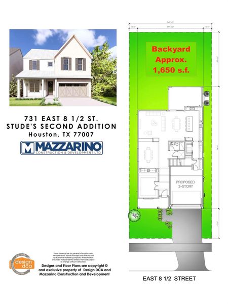 * Estimated Completion date 04/01/2027 ** Please be aware that these plans are the property of the architect/builder designer that designed them not DUX Realty, Mazzarino Construction or 731 E 8 5 LLC and are protected from reproduction and sharing under copyright law. These drawing are for general information only. Measurements, square footages and features are for illustrative marketing purposes. All information should be independently verified. Plans are subject to change without notification. * Estimated Completion date 04/01/2027 ** Please be aware that these plans are the property of the architect/builder designer that designed them not DUX Realty, Mazzarino Construction or 731 E 8 5 LLC and are protected from reproduction and sharing under copyright law. These drawing are for general information only. Measurements, square footages and features are for illustrative marketing purposes. All information should be independently verified. Plans are subject to change without notification.