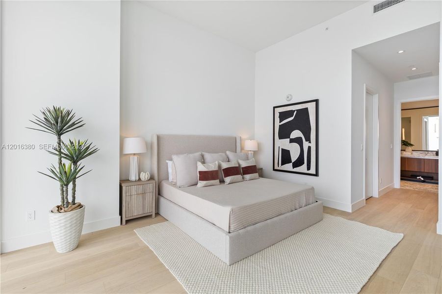 Furnished interior view inside a new home in , Miami (Image 9).