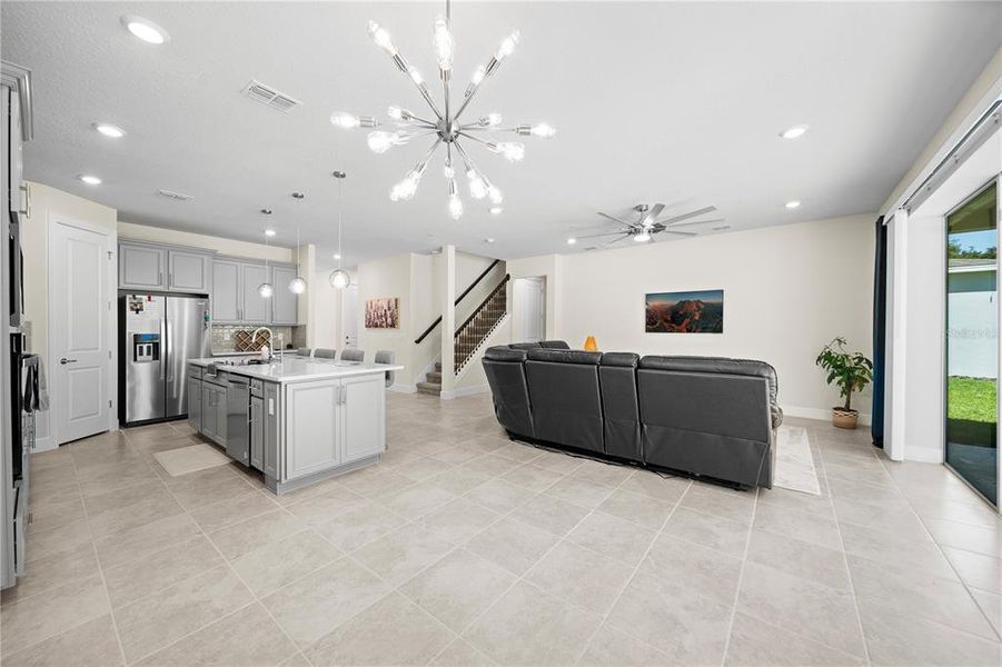 Furnished interior view inside a new home in Winding Meadows, Apopka (Image 9).