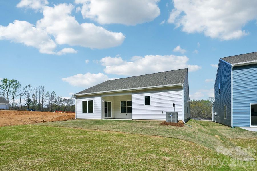 Exterior details and patio area of a home in Willow Estates, Shelby (Image 20).